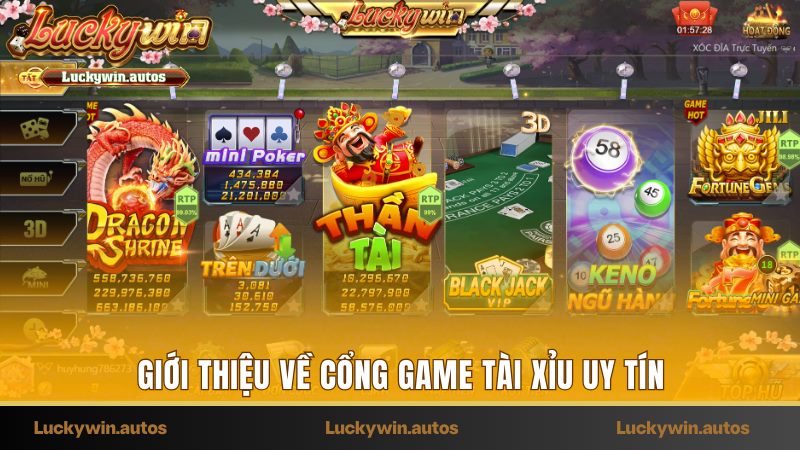 Thông tin giới thiệu về cổng game tài xỉu uy tín